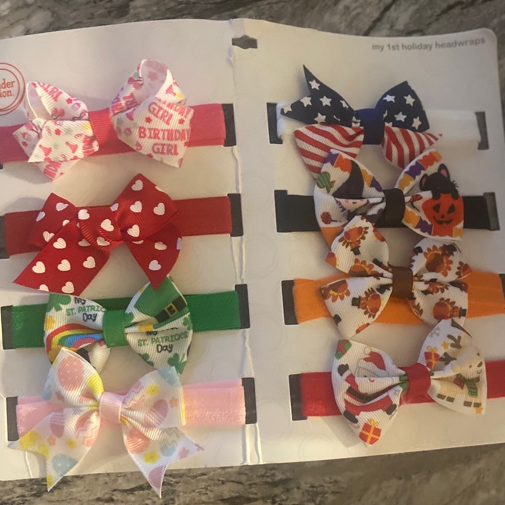 Wonder Nation My 1st Holiday Headbands